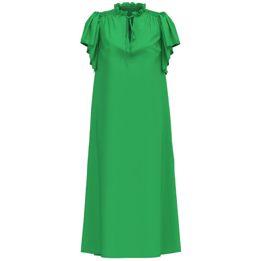 Co'couture W SunriseCC SS Frill Dress Green