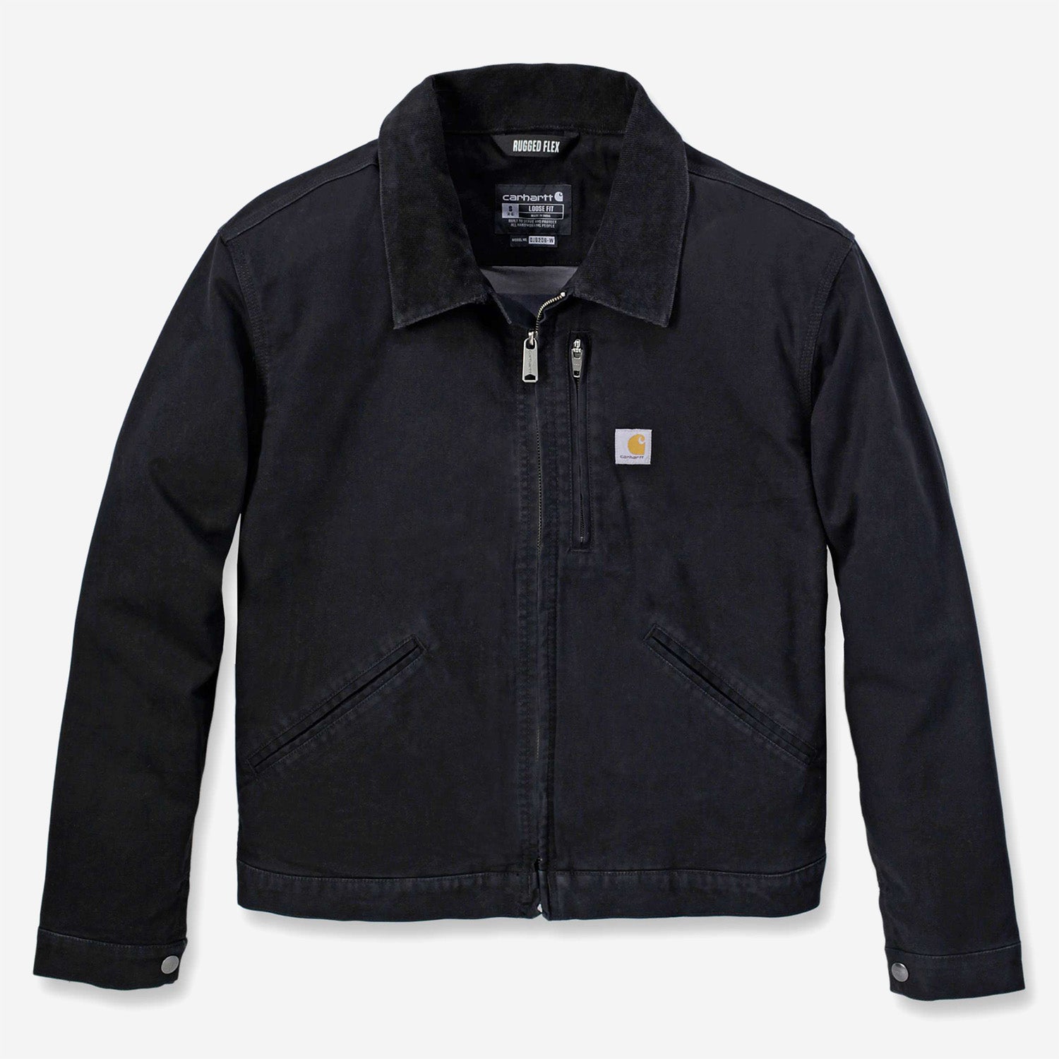 Carhartt W B relaxed Fit Canvas Detroit Jacket Black