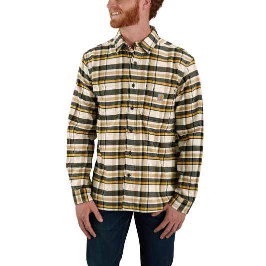 Carhartt M Flannel Long Sleeve Plaid Shirt