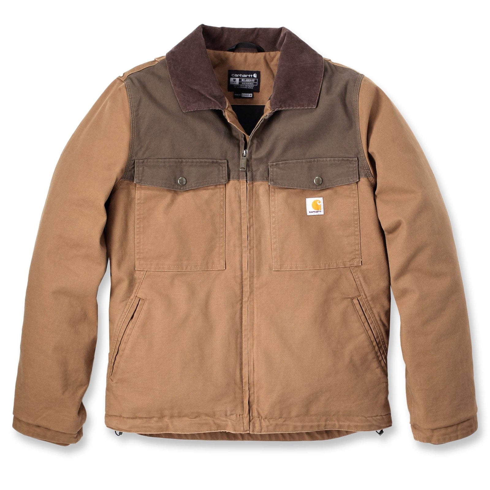 Carhartt M Montana Duck Insulated Jacket Brown