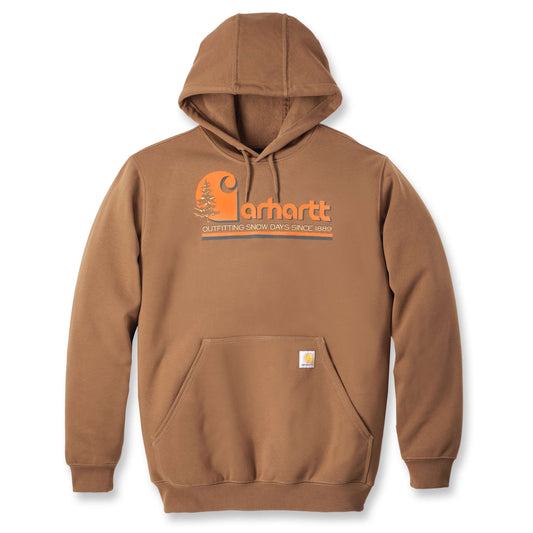 Carhartt M Loose Fit Midweight Tree Graphic Sweatshirt Brown