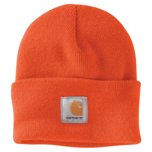 Carhartt A18 Knit Cuffed Beanie Brite Orange