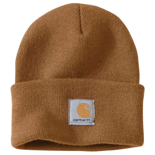 Carhartt A18 Knit Cuffed Beanie Brown