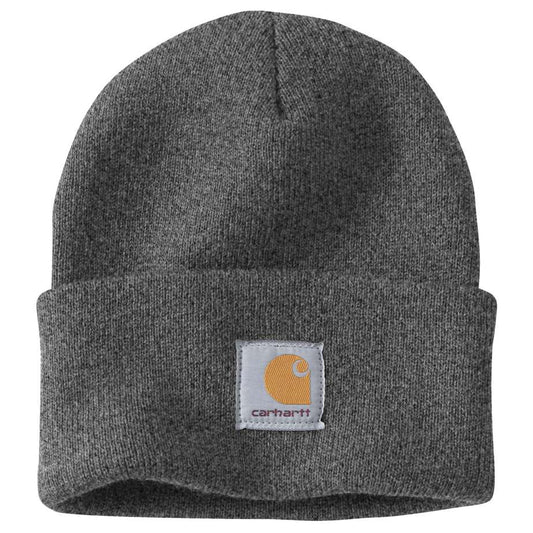 Carhartt A18 Knit Cuffed Beanie Coal Heather