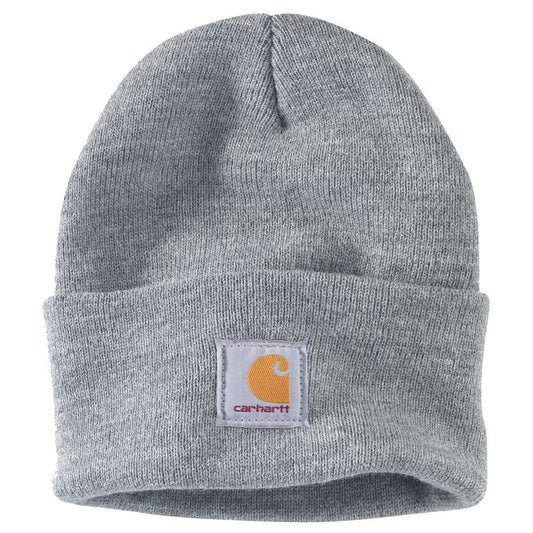 Carhartt A18 Knit Cuffed Beanie Heather Grey