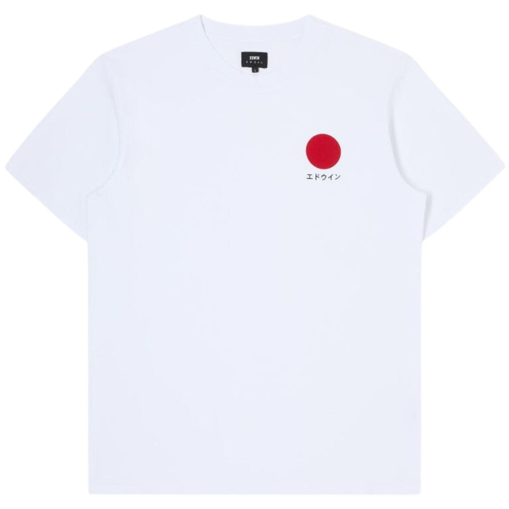 EDWIN U Japanese Sun T-Shirt White