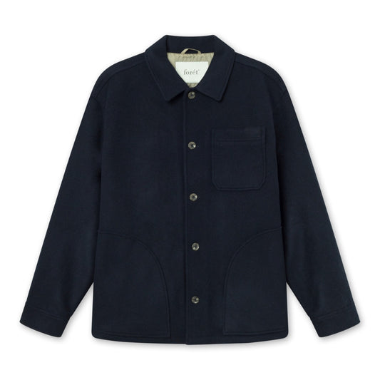 Forét M Lodge Wool Jacket Navy