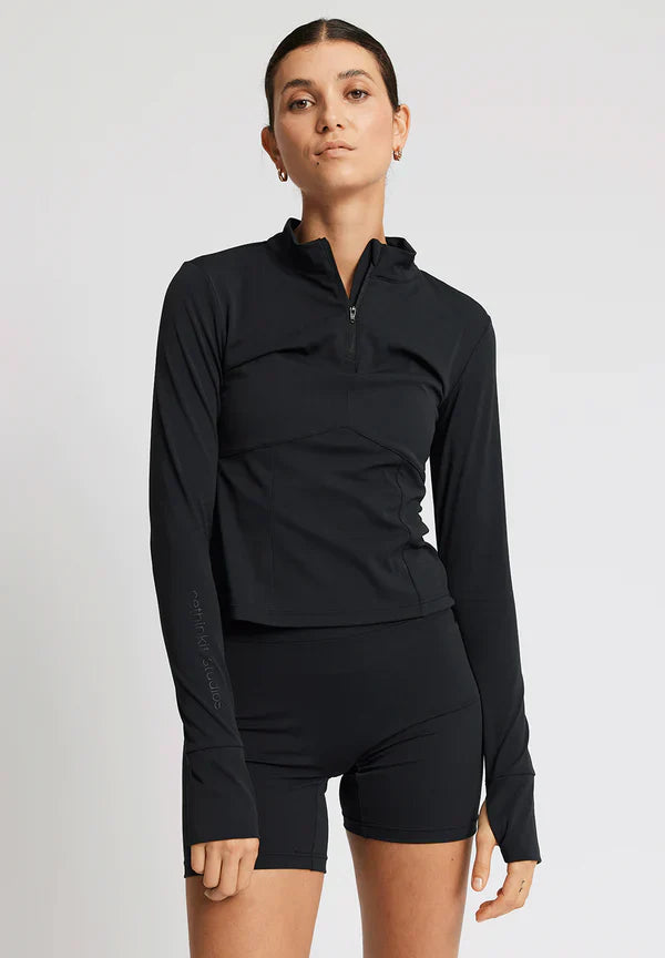 Rethinkit Half Zip - True To Body 0021 Black