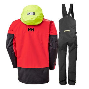 Helly Hansen M Skagen Offshore Sejlersæt Rød/Sort