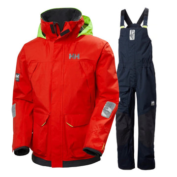 Helly Hansen M Pier 3.0 Sejlersæt Rød/Navy