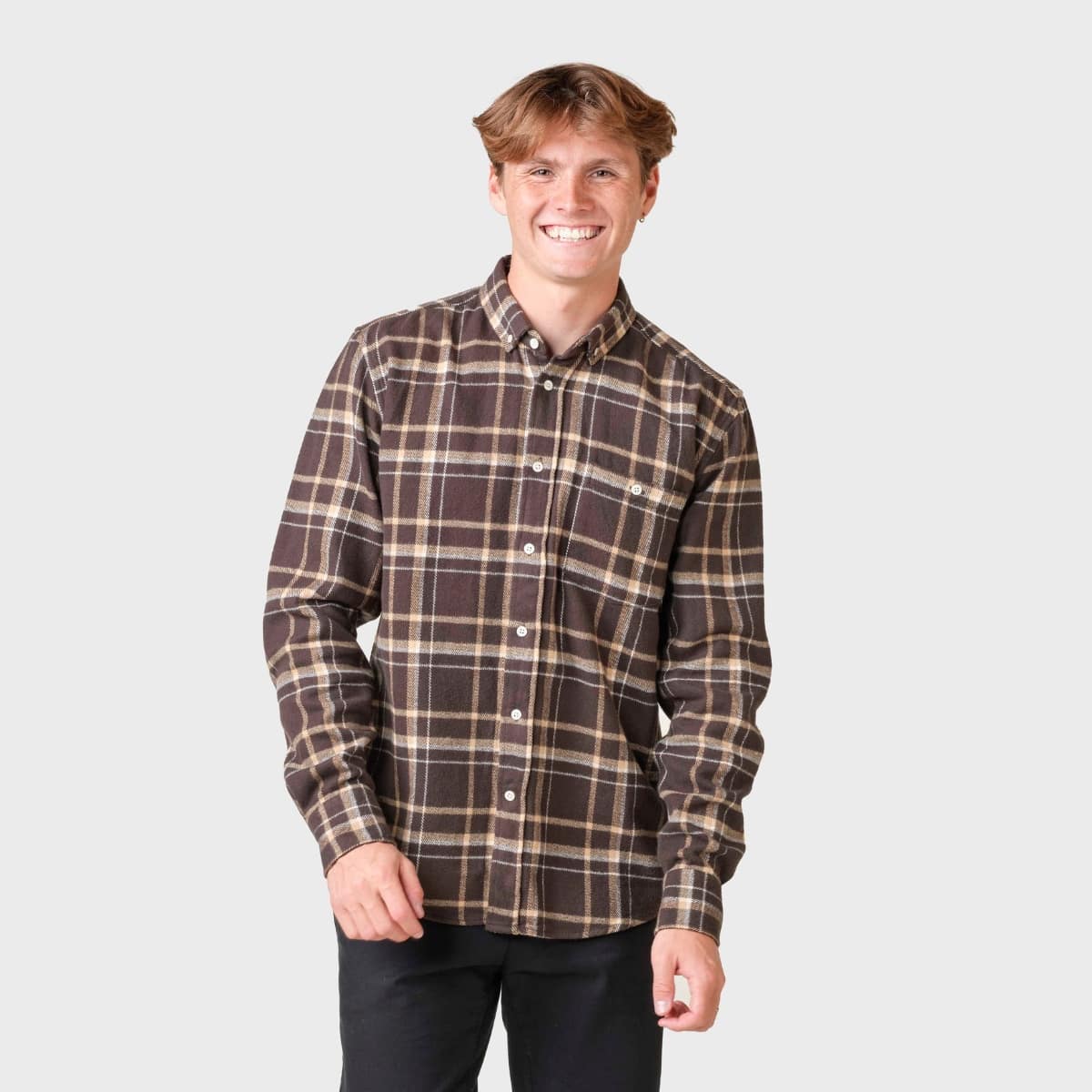 Klitmøller M Pedro Shirt Brown Tones