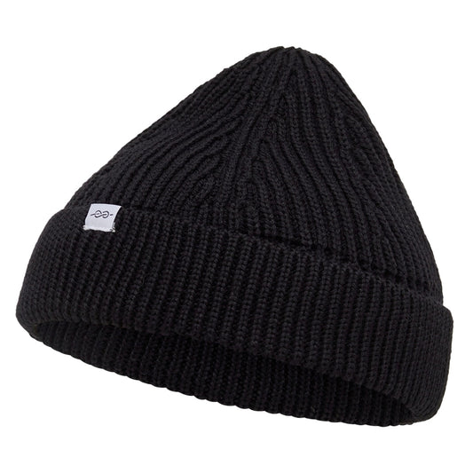 Klitmøller U Fine Short Beanie Black