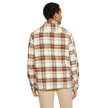 Knowledge Cotton Apparel M Big Checked Heavy Flannel Overshirt Beige Check