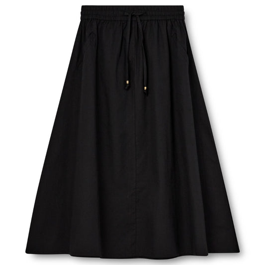 Kopenhaken W Imola Poplin Skirt Black