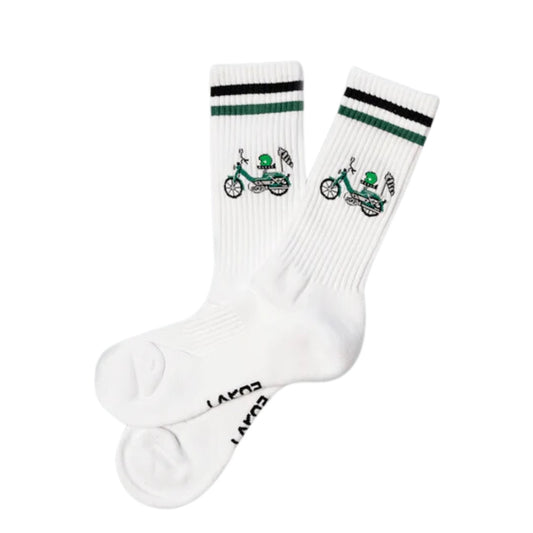 LAKOR Forest Maxi Socks White