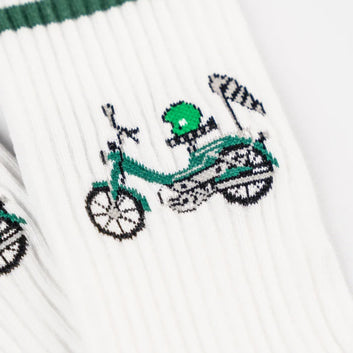 LAKOR Forest Maxi Socks White