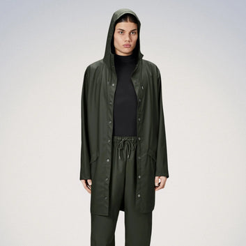 Rains U Long Jacket W3 Green