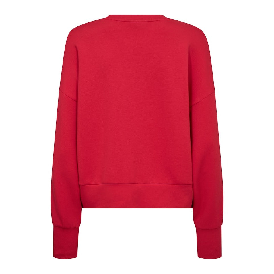 Mos Mosh Celli O-Ls Sweatshirt Chinese Red