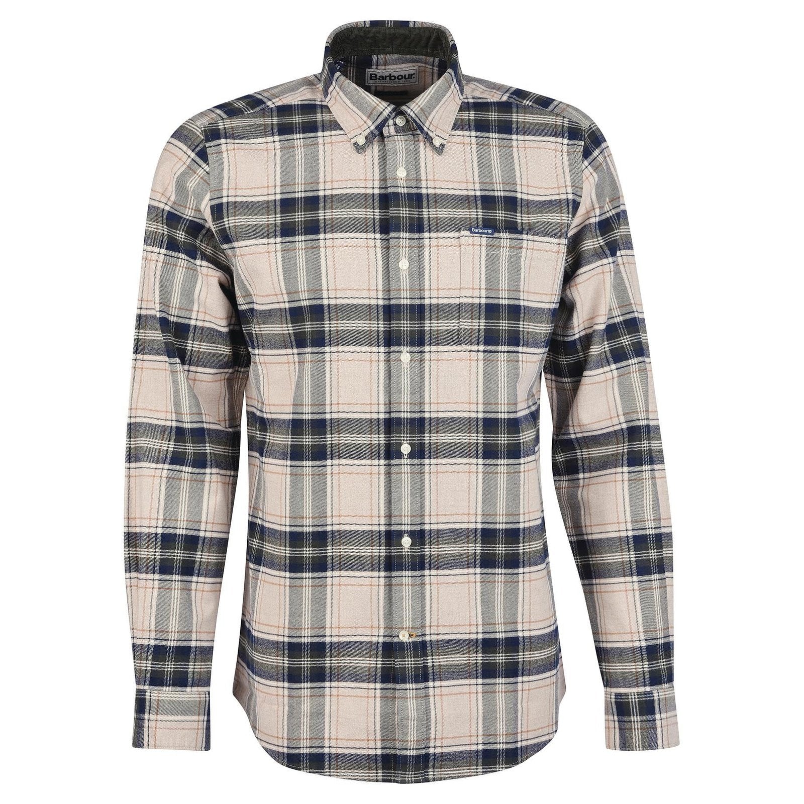 Barbour M Betsom Tailored Shirt Stone Marl