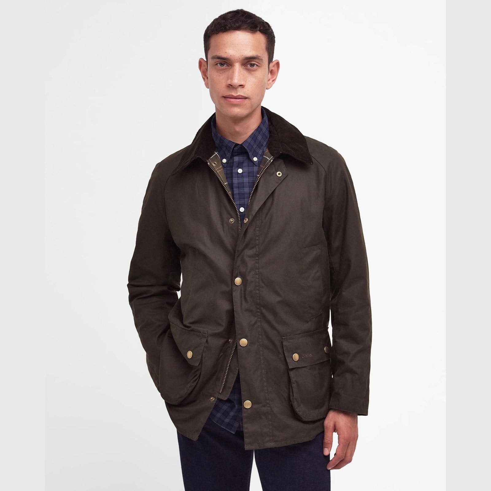 Barbour M Ashby Wax Jakke Olive