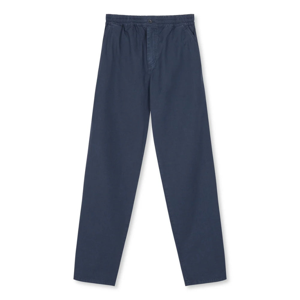 Mads Nørgaard M Fine Twill Hektor Pants Midnight Navy