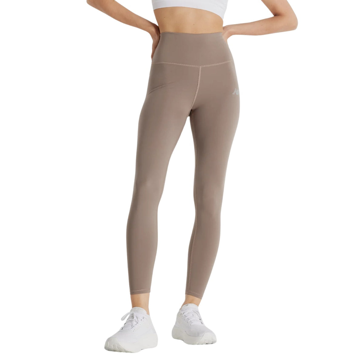 New Balance W Harmony High Rise Legging 2 Mushroom