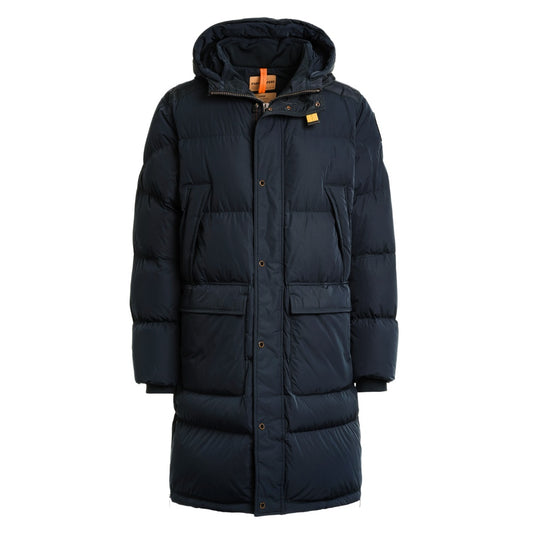 Parajumpers M Long Bear Hooded Down Parka Blue Navy