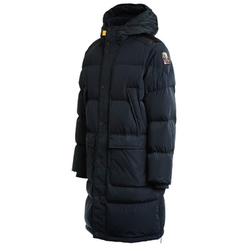 Parajumpers M Long Bear Hooded Down Parka Blue Navy