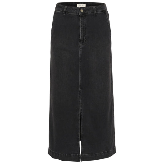 Part Two W Caliah Skirt Washed Black Denim