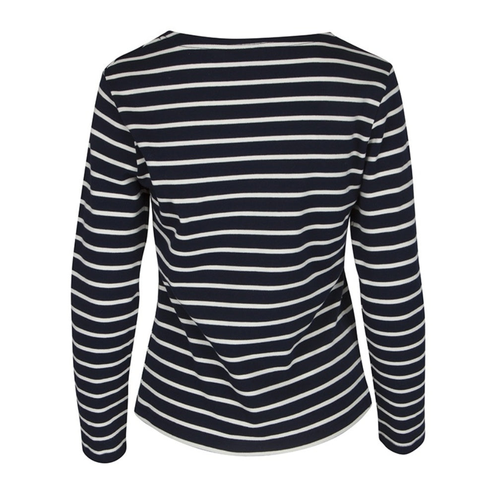 Sea Ranch W Antibes Bluse Navy Ecru