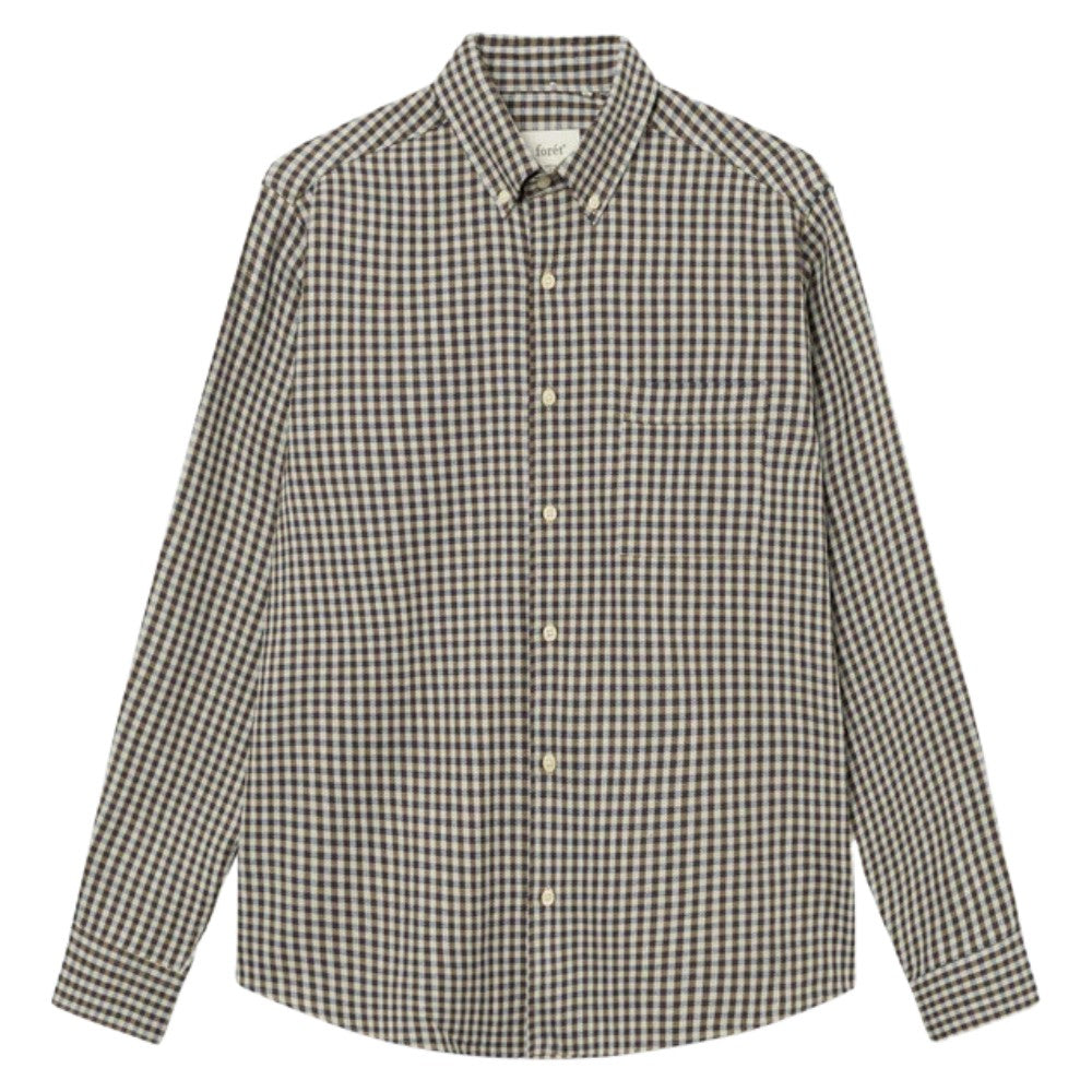 Forét M CAMP Shirt Brown Check