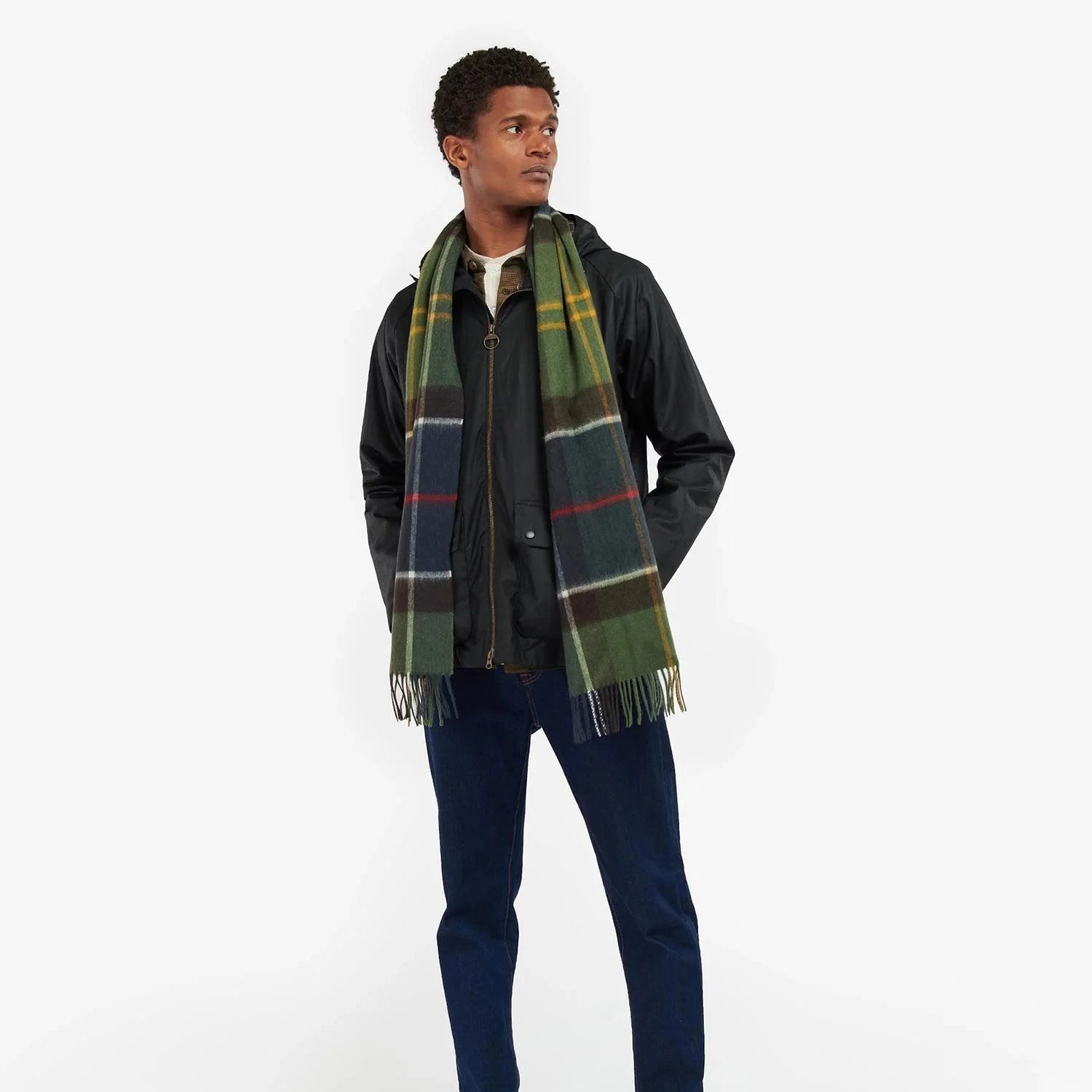 Barbour U Carrbridge Tartan Scarf Classic Tartan