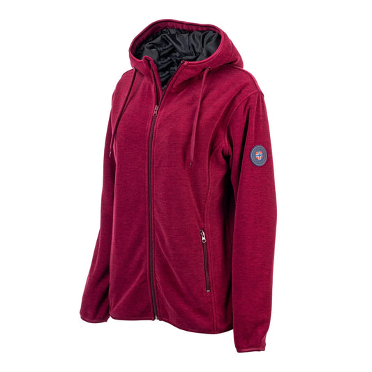 Move On W Beito Fleece med Hætte Plum