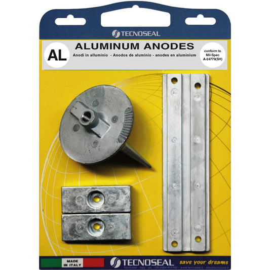 Tecnoseal alu anode kit til Mercury f75-115