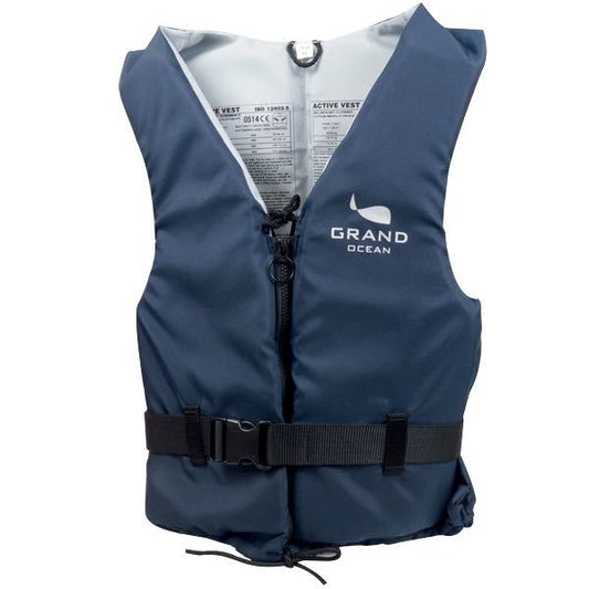 Svømmevest grand ocean 50n active navy/grå 30-50kg