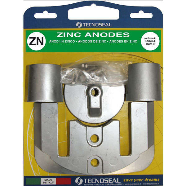 Tecnoseal zink Anode kit mercruis.bravo ii-iii