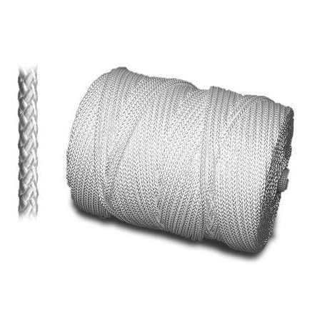 Krydsflettet Nylon Line Hvid