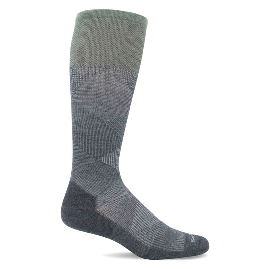 SockWell M Diamond Dandy Knæstrømpe Charcoal