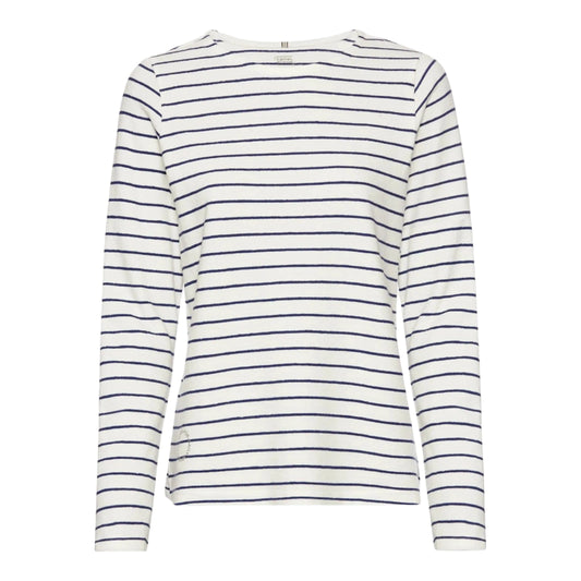 Camel Active W T-shirt Indigo Blue Stripes