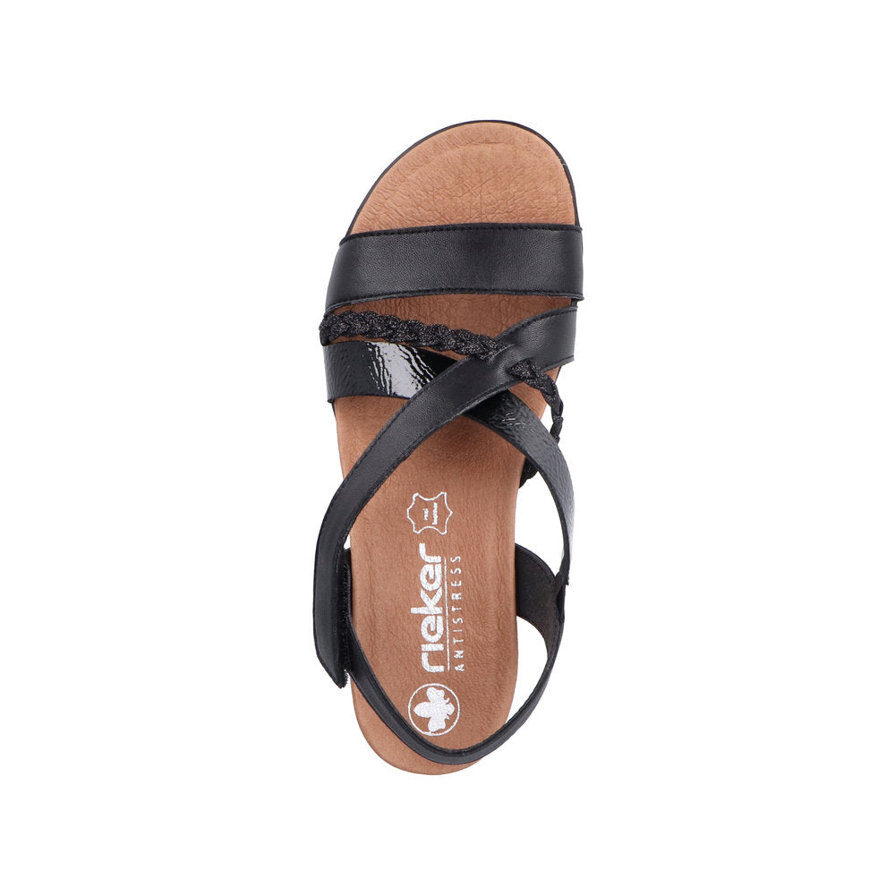 Rieker W Sandal m Remme Black