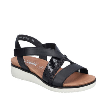 Rieker W Sandal m Remme Black