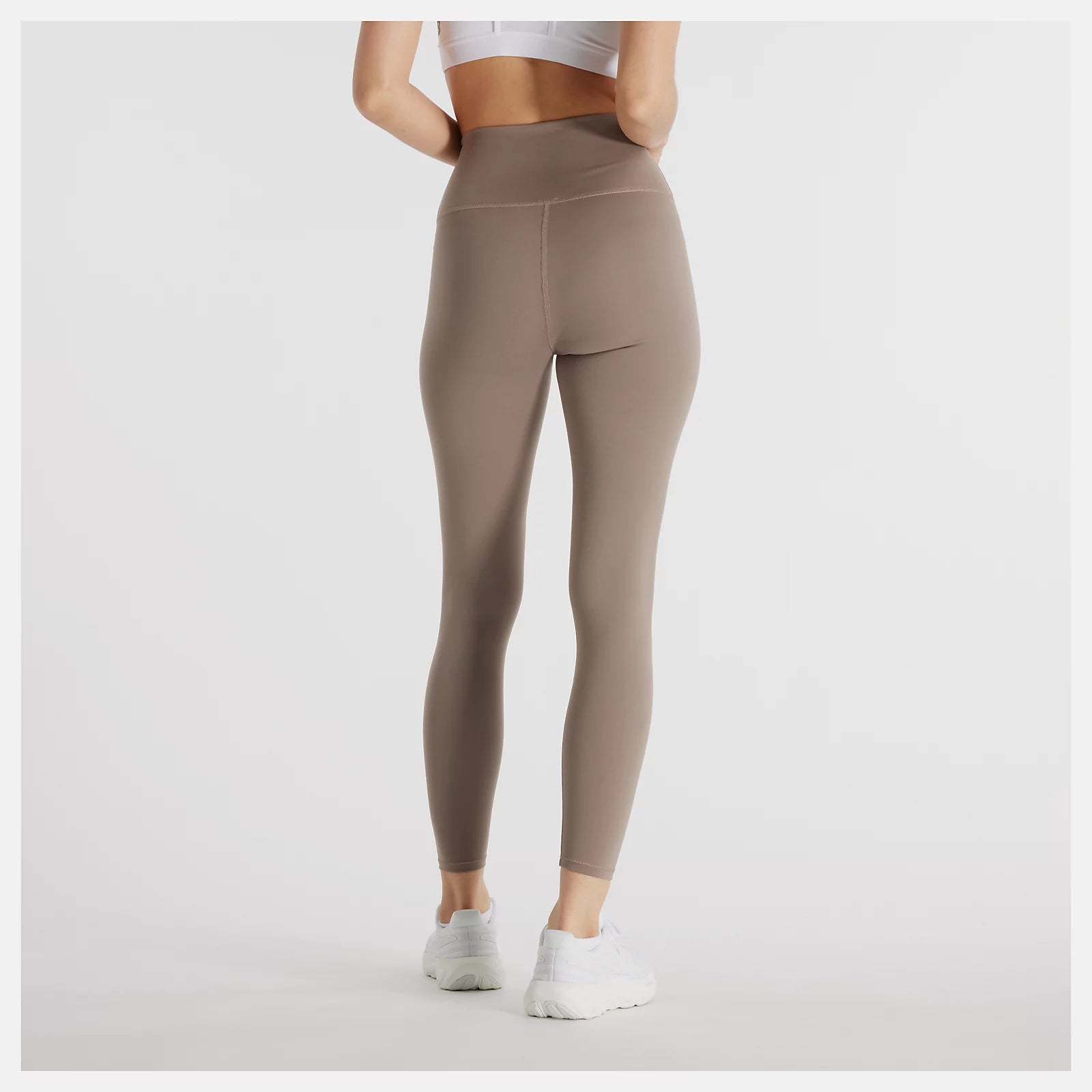 New Balance W Harmony High Rise Legging 2 Mushroom