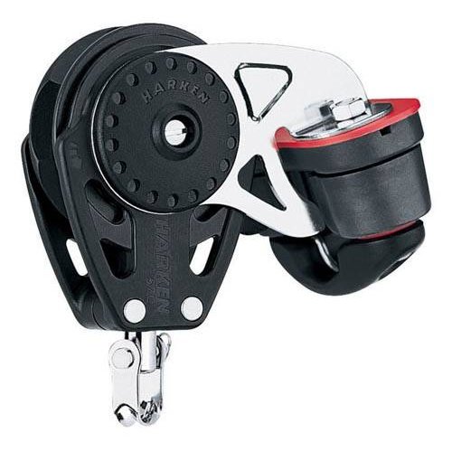 Harken Carbo Ratchamatic Blok 57 mm enkelt + Cam-Matic