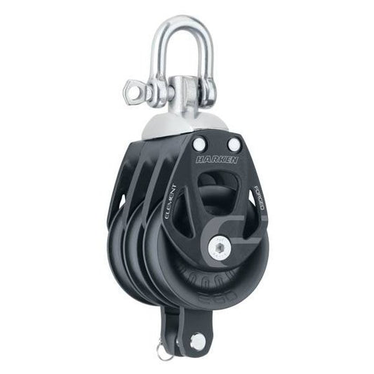 Harken Element blok 60 mm tripple m. svirvel / hunsvot