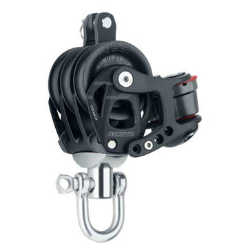 Harken Element blok 60 mm tripple Svirvel / Hunsvot / Cam-Cleat