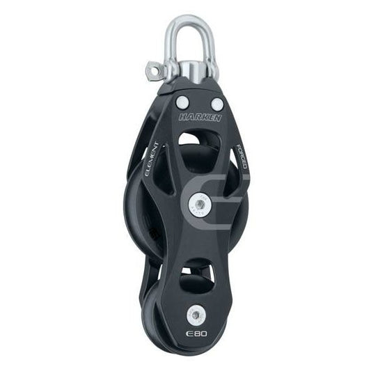 Harken Element blok 80 mm violin m. svirvel - 14 mm line