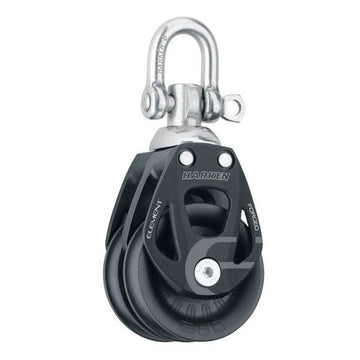 Harken Element blok 80 mm dobbelt m. svirvel - 16 mm line